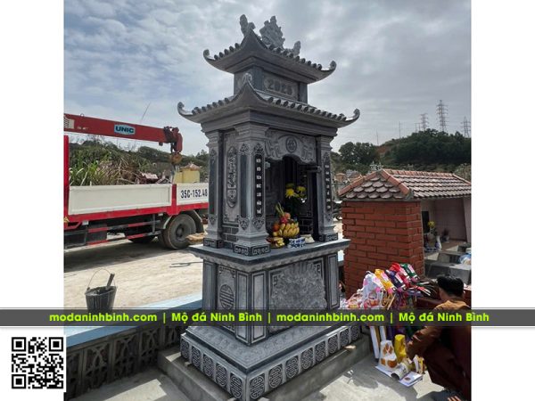 Xây Mộ tổ 2 mái - Lưu ý xây Mộ tổ đá 2 mái đẹp
