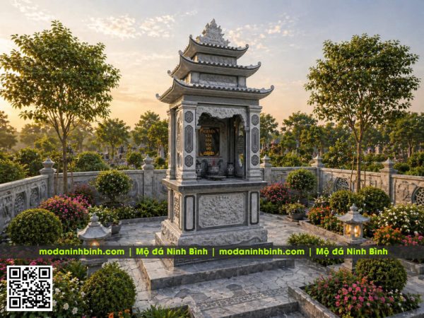 Mẫu Mộ tổ - Mộ tổ 3 mái đẹp tại Ninh Bình 2026