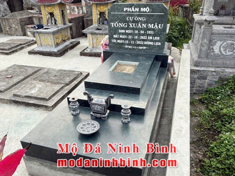 Mộ granite đẹp – hiện đại tại Ninh Bình