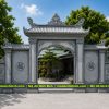 Mẫu Cổng Đá Nhà Thờ Tổ - Cổng Đá Từ Đường Đẹp