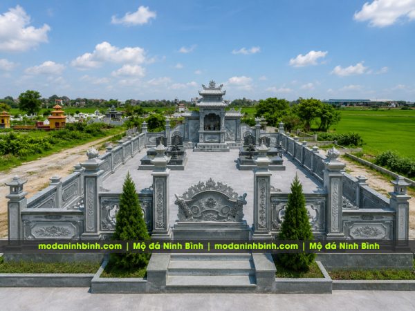 Chia sẻ Kinh Nghiệm Xây Lăng Mộ Đá Gia Đình 100m2 Bền Đẹp, Phong Thủy 4 Mau Cong Da Vao Lang Mo Dep congda