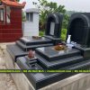 Mẫu Mộ đá Granite đẹp - Mộ Granite Mái Cong