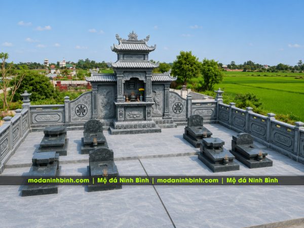 Chia sẻ Kinh Nghiệm Xây Lăng Mộ Đá Gia Đình 100m2 Bền Đẹp, Phong Thủy 10 Quy Hoach Xay Lang Mo Da Dep 100m2