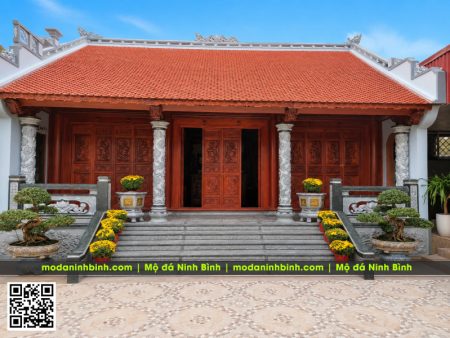 Cột đá tròn Nhà thờ họ, Từ đường - Hoa văn Cột đá tròn phổ biến