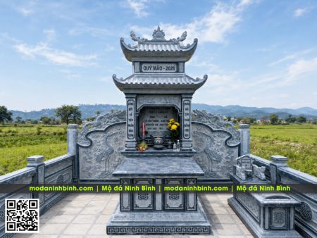 Lăng thờ đá liền Mộ đẹp và chuẩn phong thủy, tâm linh huyệt mộ
