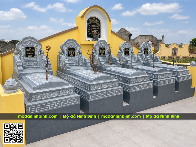 Lắp đặt 5 ngôi Mộ đá đơn (Mộ tam sơn) cho gia đình tại Hưng Yên 29 Lap dat 5 ngoi Mo da don Mo tam son cho gia dinh tai Hung Yen