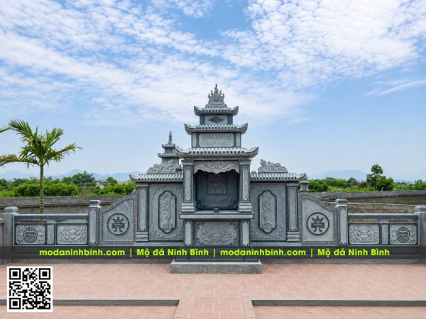 Mẫu Lăng thờ đá xanh Thanh Hóa cho khu Lăng Mộ đá dòng họ