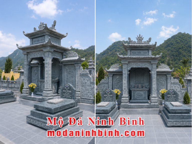Mẫu Lầu thờ đá (Gian thờ đá) tại khu Lăng Mộ gia tộc