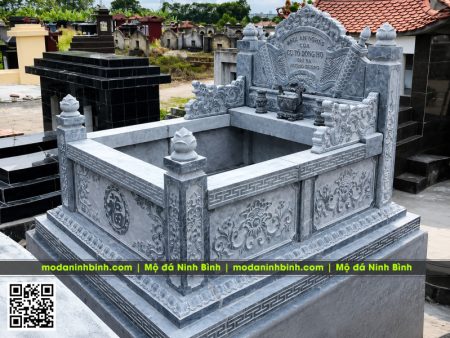 Mẫu Mộ Tổ - Mộ Cụ Tổ Dòng Họ dạng quây, đá xanh Thanh Hóa