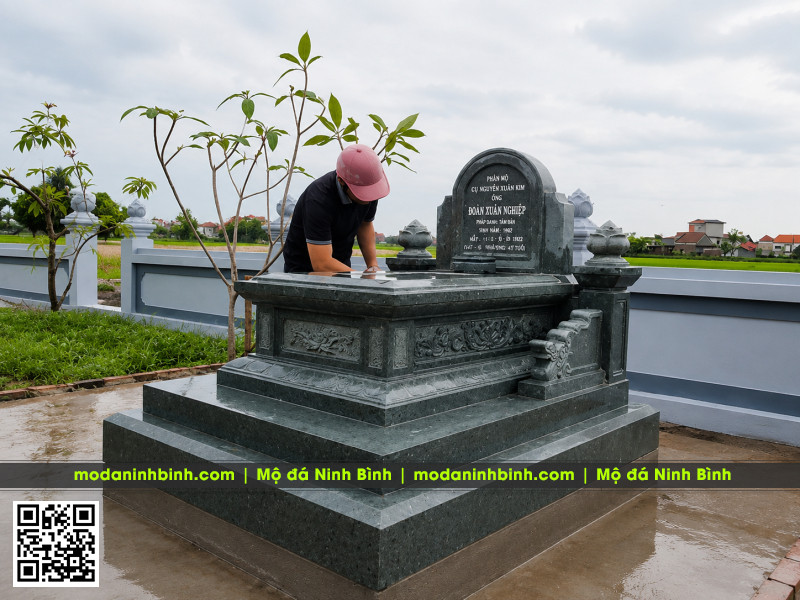 Mẫu Mộ đá Ngai - Mộ Ngai Đẹp - Mộ Đá Xanh Rêu tại Ninh Bình 44 Mau Mo da Ngai Mo Ngai Dep Mo Da Xanh Reu tai Ninh Binh