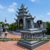 Mẫu Mộ đá đơn tam sơn đẹp - Mộ đơn giá tốt tại Ninh Bình