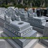 Mẫu Mộ đá xanh giá rẻ, chất lượng, phù hợp cho nhiều gia đình khi xây, sửa mộ phần