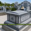 Mộ đá đơn tam sơn - Mẫu mộ bành phổ biến hiện nay