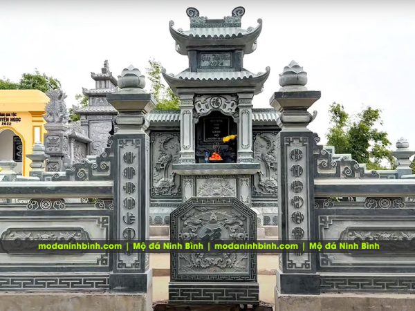Chọn thời điểm xây lăng mộ, sửa lăng mộ đá, lưu ý khi khánh thành lăng mộ đá? 6 Cong da voi 2 cau doi hay va y nghia Cong da Ninh Binh