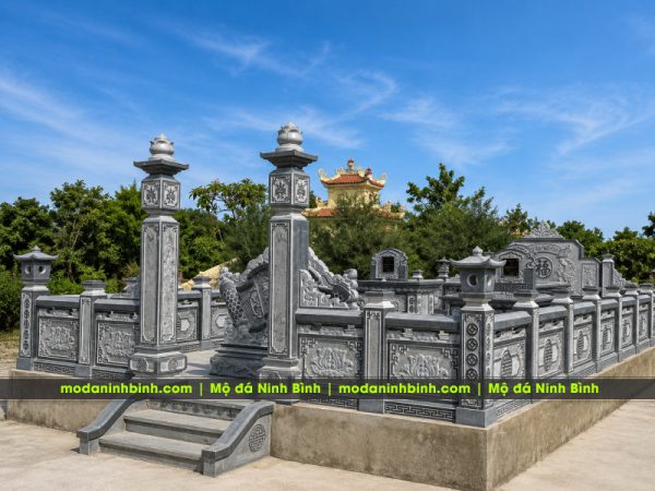 Tư vấn xây Lăng Mộ Tổ - Mẫu Lăng Mộ Tổ Dòng Tộc, Dòng Họ Đẹp, Chất Lượng, Chuẩn Phong Thủy 6 Khu Lang Mo da cho gia toc Nguyen Thuc Khu Lang Mo To Dep