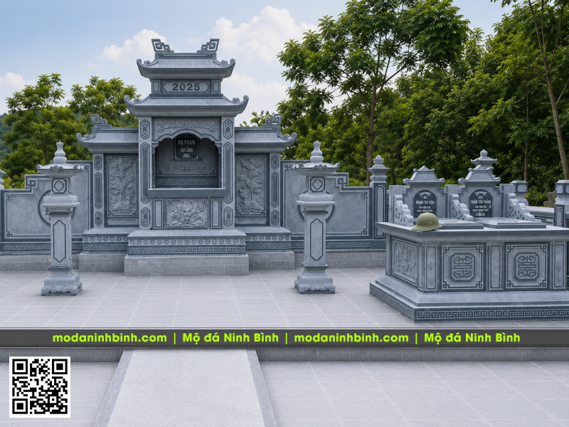 Khu Lăng Mộ đá đôi cho Bố Mẹ được bố trí, sắp xếp như thế nào 4 Khu Lăng Mộ đá đôi cho Bố Mẹ được bố trí, sắp xếp như thế nào