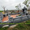 Lan can đá khu lăng mộ gia đình cao bao nhiêu thì phù hợp