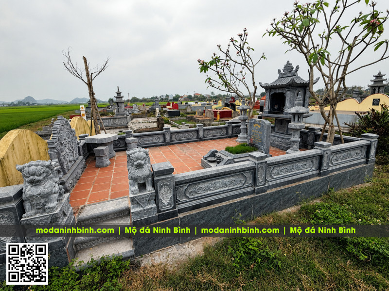 Lan can đá khu lăng mộ gia đình cao bao nhiêu thì phù hợp 4 Lan can đá khu lăng mộ gia đình cao bao nhiêu thì phù hợp