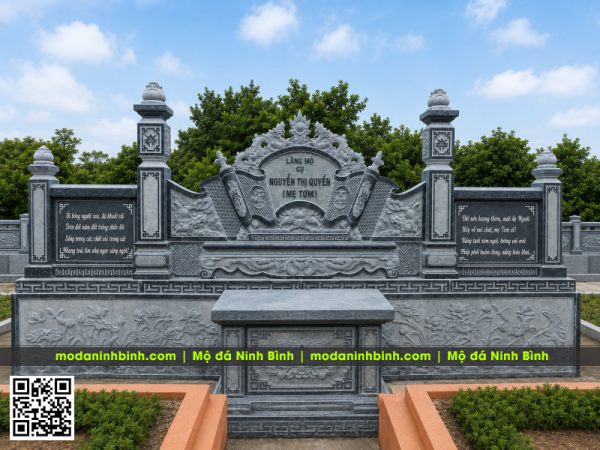 Mẫu Bình Phong Đá Khu Lăng Mộ Tổ và ý nghĩa