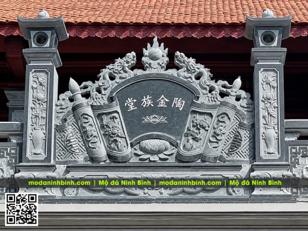 Mẫu Bình Phong Nhà thờ tổ nên chạm khắc hoa văn gì