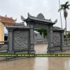 Mẫu Cổng đá 1 mái đẹp - Cổng 1 mái Nhà thờ họ (Nhà thờ tổ)