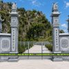 Mẫu Cổng đá tứ trụ (Cổng trụ biểu) cho công trình tâm linh