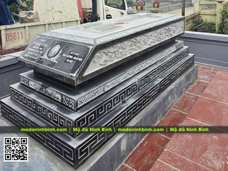 Mẫu Mộ đá công giáo nguyên khối – Mộ công giáo chôn 1 lần