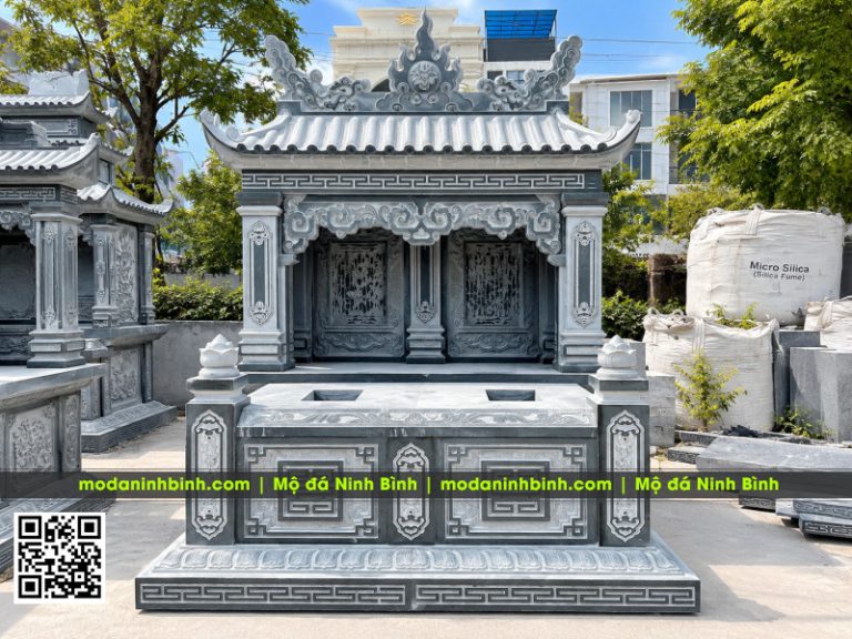 Mẫu Mộ đá đôi 1 mái, 2 mái, hay mộ đôi 3 mái đẹp, bề thế, chọn loại nào phù hợp