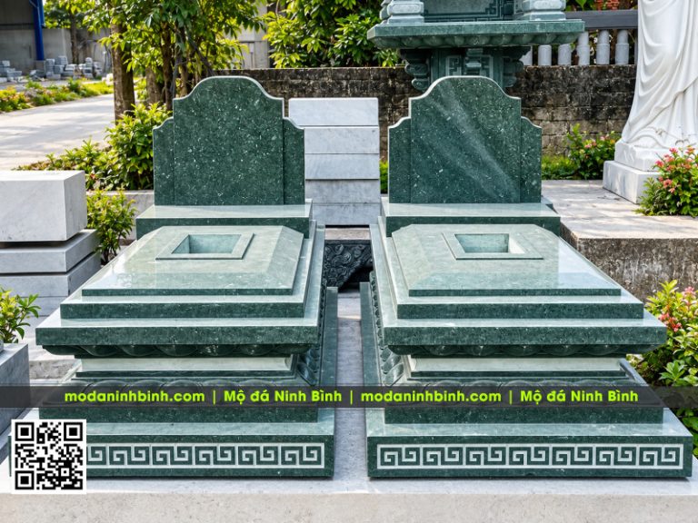 Mộ đá xanh rêu tại Ninh Bình, chọn Mẫu nào đẹp và phù hợp