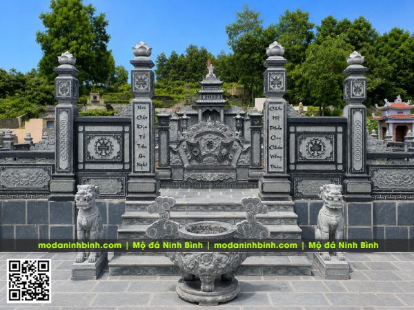 Trước cổng Lăng Mộ đá có nên đặt Nghê đá và Lư hương đá phong thủy không